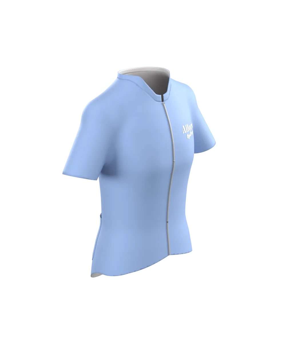 Allora jersey in Sky Blue, front view